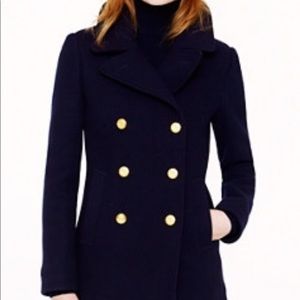 J. Crew Majesty Stadium Cloth Peacoat